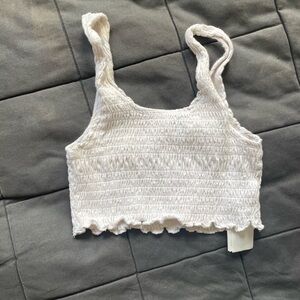 White Hollister Tank Top